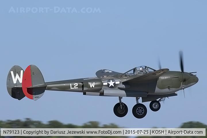 N79123, 1945 Lockheed P-38L-5 Lightning C/N 422-8235, Lockheed P-38L-5 Lightning  C/N 422-8235, NX79123