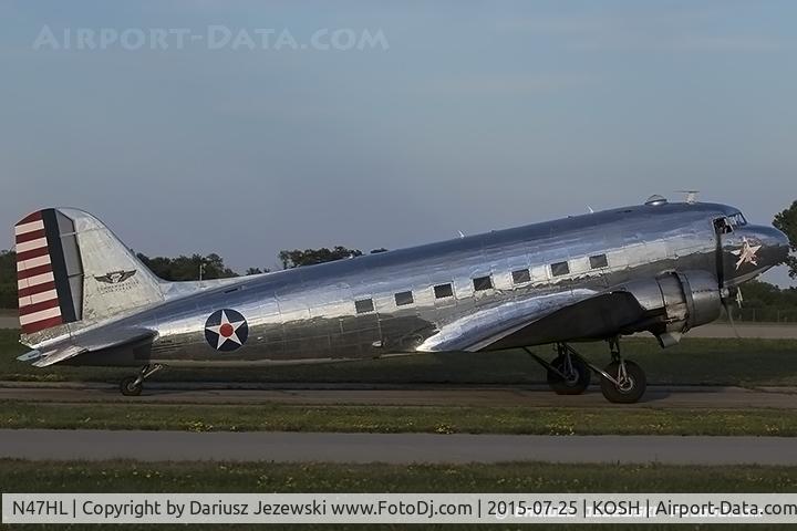 N47HL, 1943 Douglas C-47B-20-DK C/N 27203, Douglas DC-3 (C-47) 