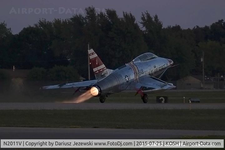N2011V, 1958 North American F-100F Super Sabre C/N 243-224, North American F-100F Super Sabre  C/N 243-224, N2011V