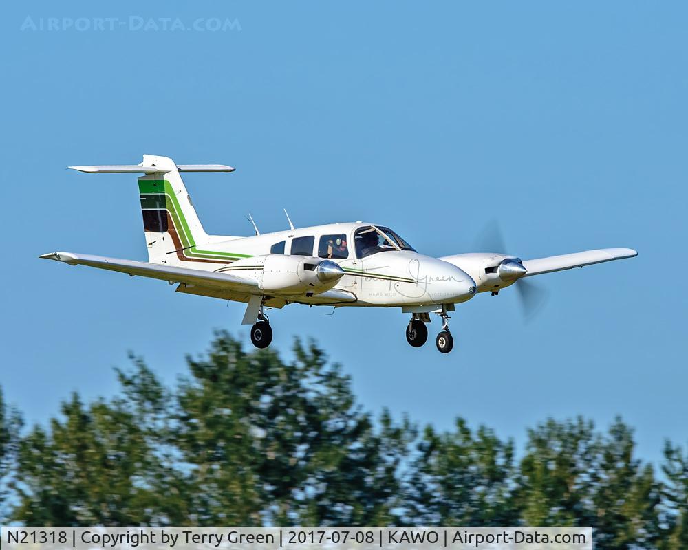 N21318, 1978 Piper PA-44-180 Seminole C/N 44-7995046, KAWO