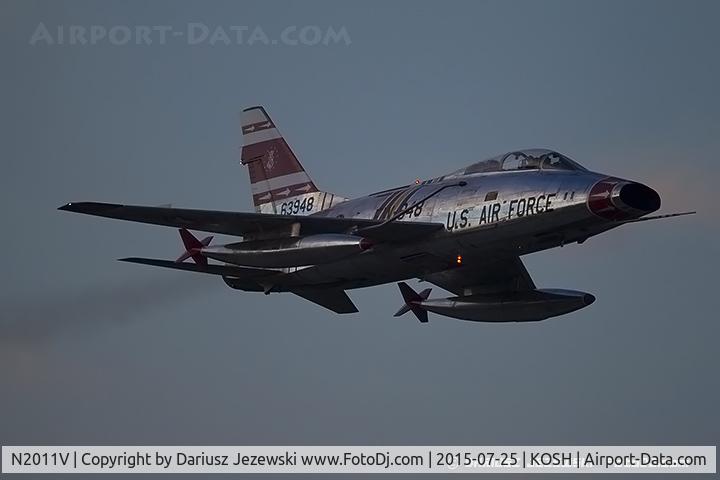N2011V, 1958 North American F-100F Super Sabre C/N 243-224, North American F-100F Super Sabre  C/N 243-224, N2011V