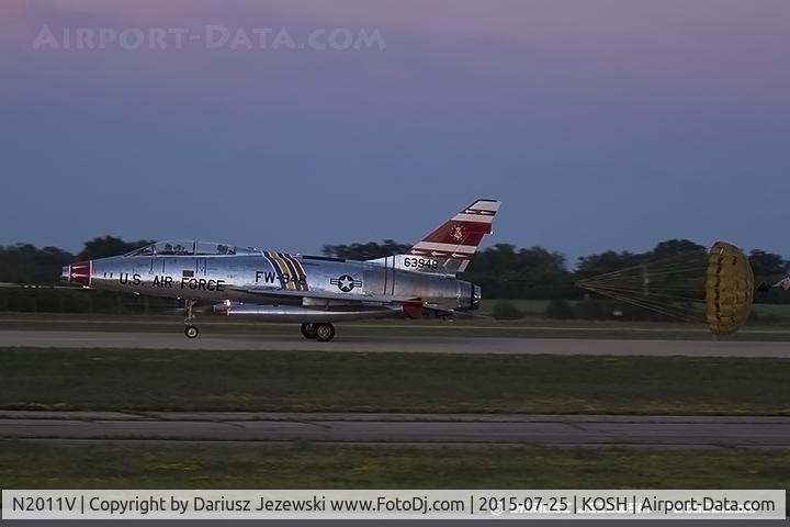 N2011V, 1958 North American F-100F Super Sabre C/N 243-224, North American F-100F Super Sabre  C/N 243-224, N2011V