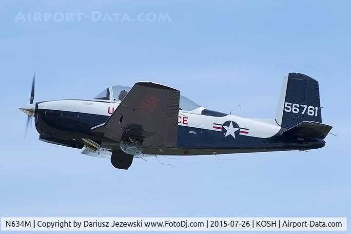 N634M, 1955 Beech T-34A Mentor Mentor C/N G-761, Beech A45 (T-34A) Mentor  C/N G-761, N634M