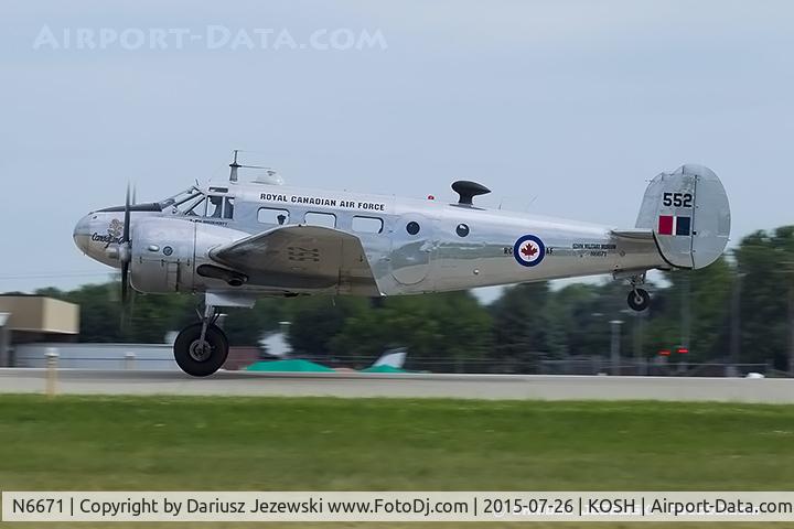 N6671, 1952 Beech Expeditor 3NM C/N CA-152, Beech 3NM Twin Beech  C/N CA-152, N6671