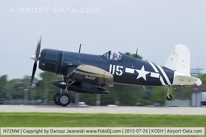 N72NW, 1944 Goodyear FG-1D Corsair C/N 3697, Goodyear FG-1D Corsair  C/N 3697 (92436), NX72NW