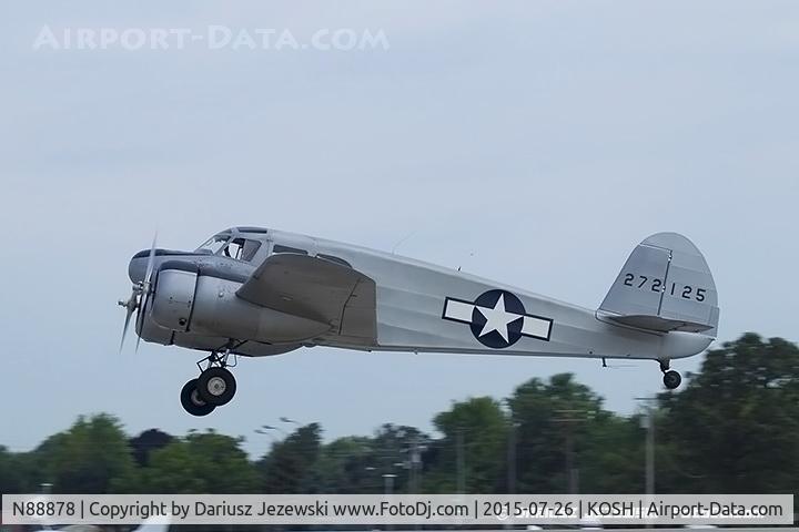 N88878, 1943 Cessna UC-78C (T-50) Bobcat C/N 4121, Cessna T-50 Bobcat 