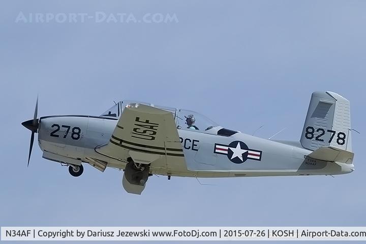 N34AF, Beech (CCF) T-34A (A45) Mentor C/N CCF34-51, Beech A45 (T-34A) Mentor  C/N CCF34-51, N34AF