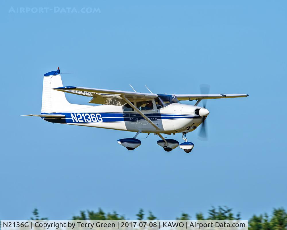 N2136G, 1958 Cessna 182A Skylane C/N 51436, KAWO