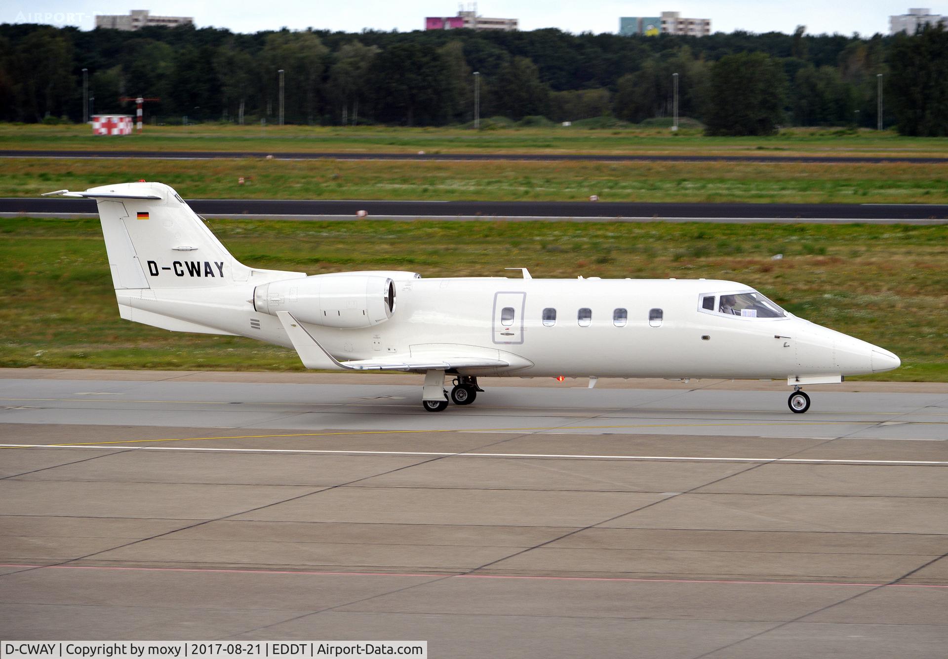 D-CWAY, 1984 Learjet 55ER C/N 55-107, Learjet 55ER at Berlin Tegel.