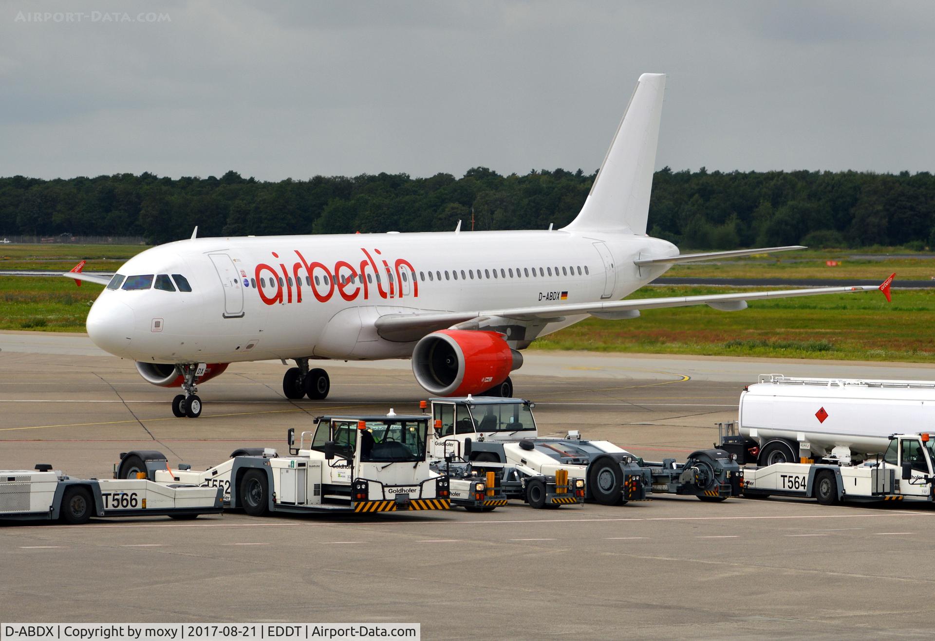 D-ABDX, 2009 Airbus A320-214 C/N 3995, Airbus A320-214 at Berlin Tegel.