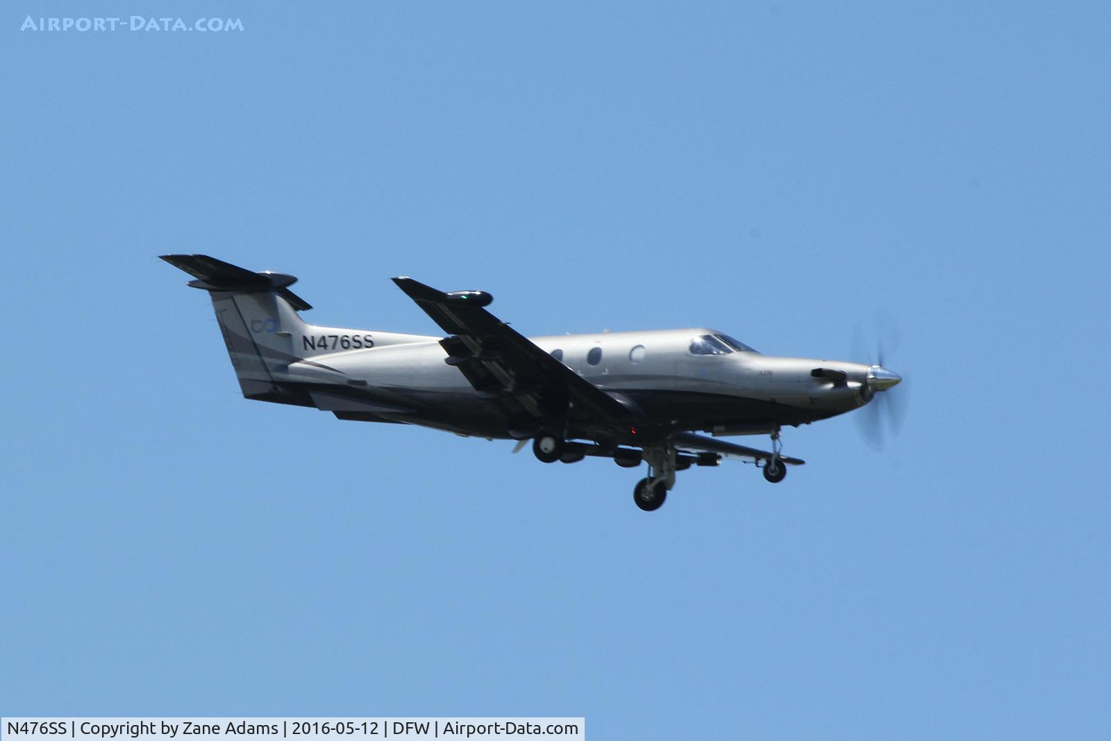 N476SS, 2006 Pilatus PC-12/47 C/N 696, Boutique Air arriving at DFW Airport