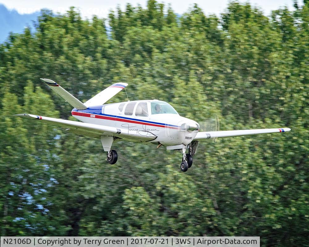 N2106D, 1953 Beech D35 C/N D-3451, 3W5