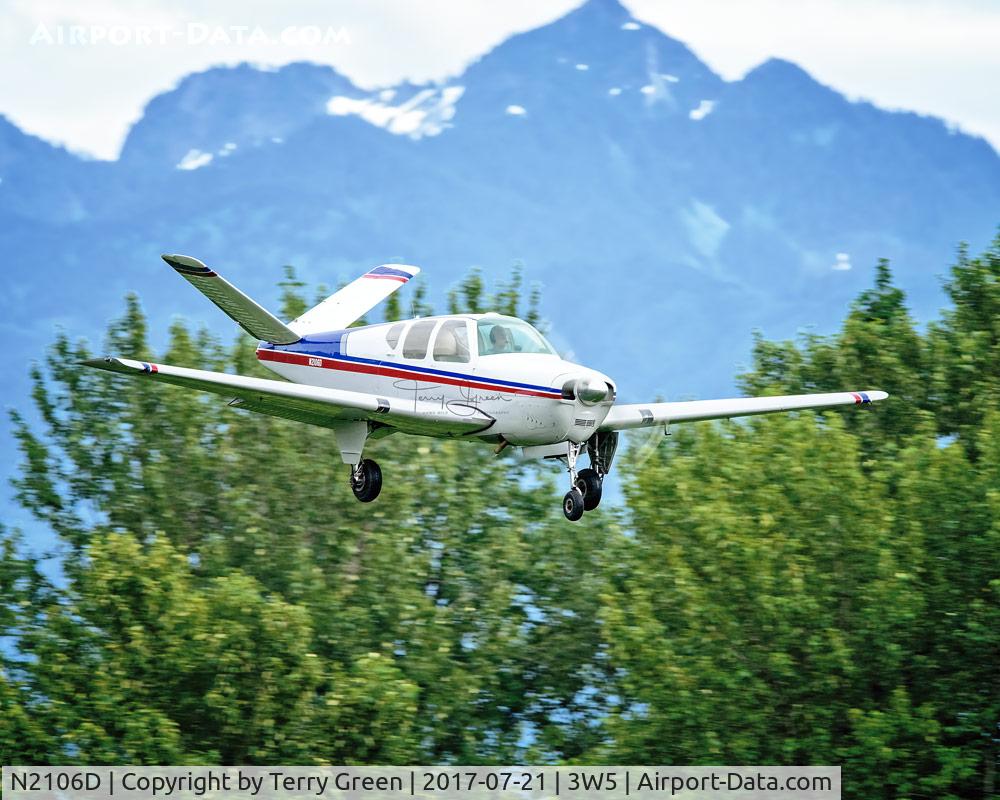 N2106D, 1953 Beech D35 C/N D-3451, 3W5