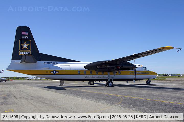 85-1608, 1984 Fokker C-31A (F27-400M) Troopship C/N 10668, Fokker C-31A Troopship (F-27-400M) 51608 - U.S. Army Parachute Demonstration Team 
