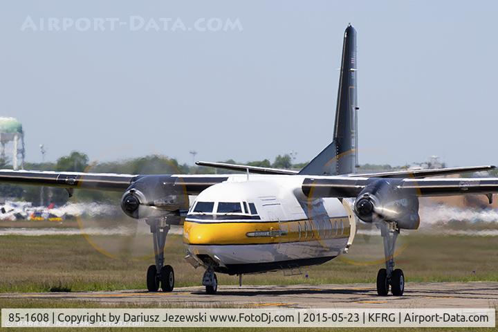 85-1608, 1984 Fokker C-31A (F27-400M) Troopship C/N 10668, Fokker C-31A Troopship (F-27-400M) 51608 - U.S. Army Parachute Demonstration Team 