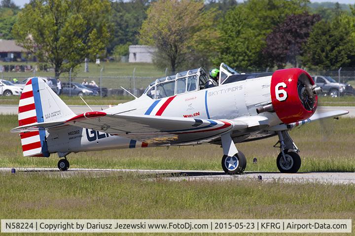 N58224, 1941 North American AT-6B Texan C/N 2553, North American AT-6 Texan  C/N 2553 - Geico Skytypers, N58224