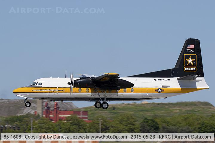 85-1608, 1984 Fokker C-31A (F27-400M) Troopship C/N 10668, Fokker C-31A Troopship (F-27-400M) 51608 - U.S. Army Parachute Demonstration Team 