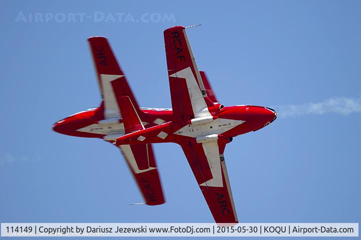 114149, Canadair CT-114 Tutor C/N 1149, CAF CT-114 Tutor 114149 C/N 1149 from Snowbirds Demo Team 15 Wing CFB Moose Jaw, SK