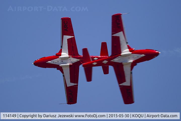 114149, Canadair CT-114 Tutor C/N 1149, CAF CT-114 Tutor 114149 C/N 1149 from Snowbirds Demo Team 15 Wing CFB Moose Jaw, SK