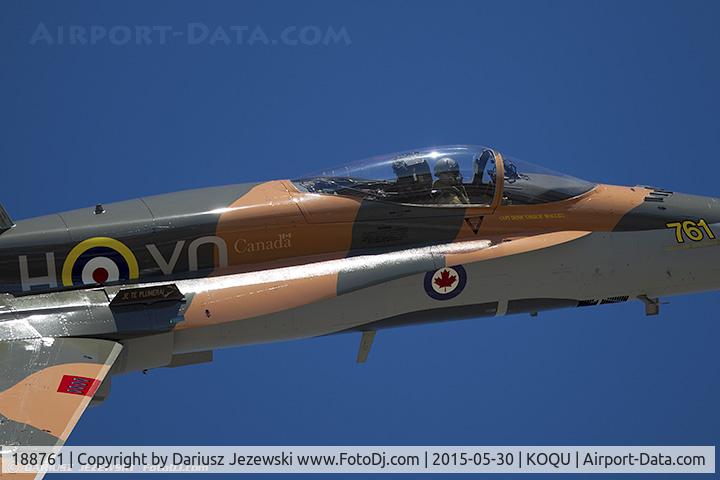 188761, 1986 McDonnell Douglas CF-188A Hornet C/N 417/A346, CAF CF-188 Hornet 188761  from 425 TFS 
