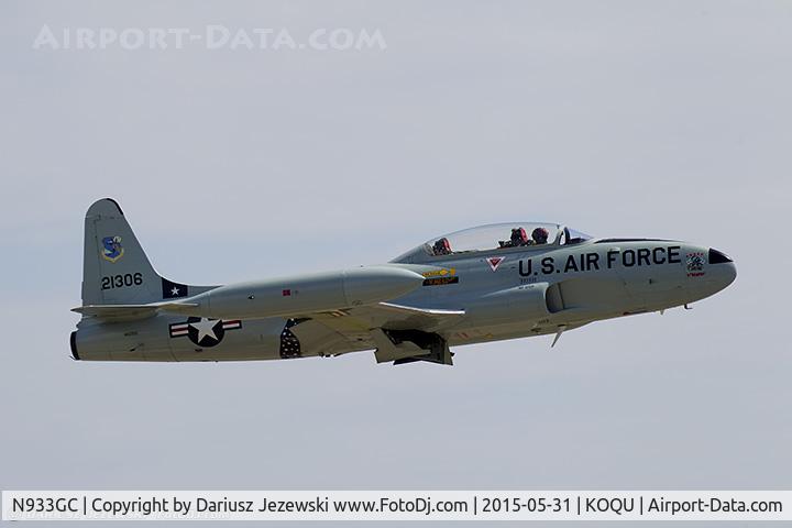 N933GC, 1954 Canadair T-33AN Silver Star 3 C/N T33-306, Canadair CT-133 Silver Star C/N T33-306, N933GC