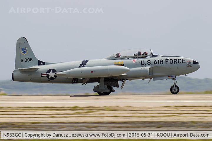 N933GC, 1954 Canadair T-33AN Silver Star 3 C/N T33-306, Canadair CT-133 Silver Star C/N T33-306, N933GC