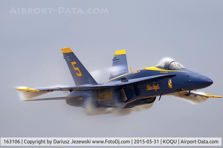 163106, McDonnell Douglas F/A-18A Hornet C/N 0495, F/A-18A Hornet 163106 C/N 0495 from Blue Angels Demo Team  NAS Pensacola, FL