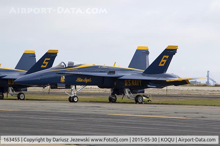 163455, 1988 McDonnell Douglas F/A-18C Hornet C/N 0669/C022, F/A-18C Hornet 163455 C/N 0669 from Blue Angels Demo Team  NAS Pensacola, FL