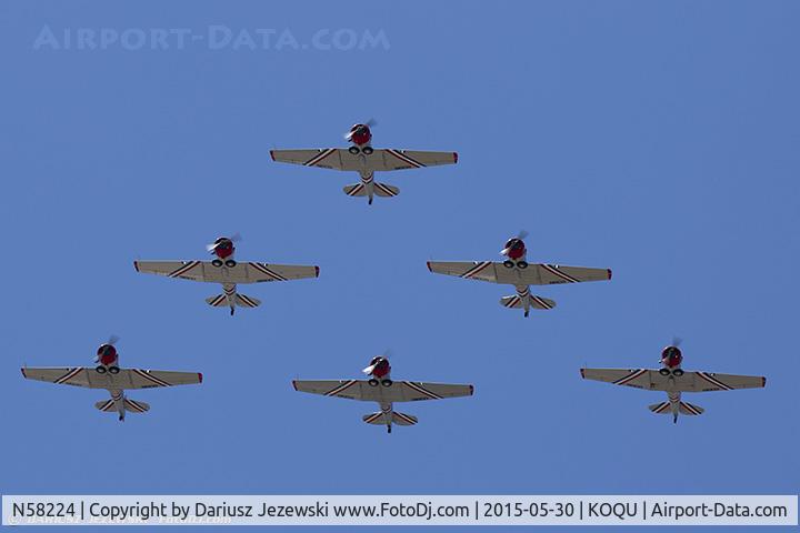 N58224, 1941 North American AT-6B Texan C/N 2553, North American AT-6 Texan  C/N 2553 - Geico Skytypers, N58224