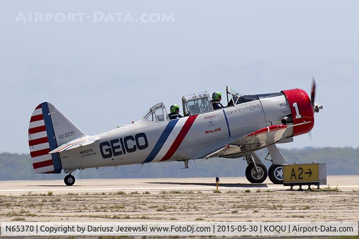 N65370, 1941 North American SNJ-2 Texan C/N 2562, North American SNJ-2 Texan C/N 2562 - Geico Skytypers, N65370