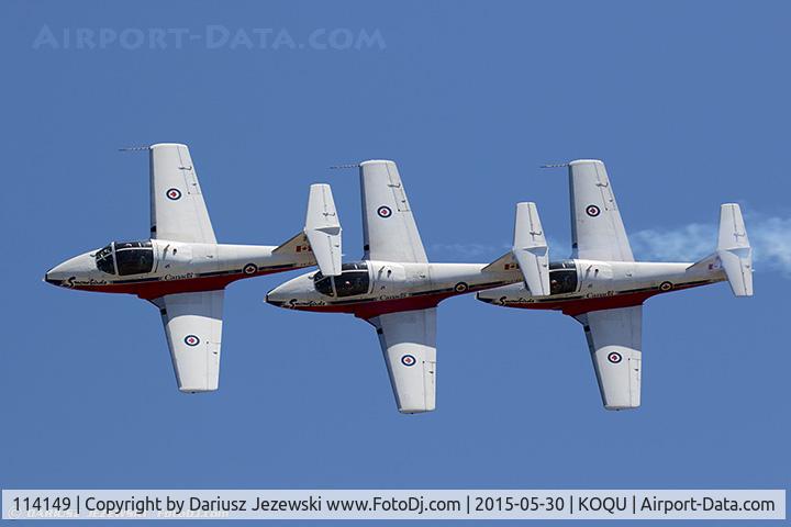 114149, Canadair CT-114 Tutor C/N 1149, CAF CT-114 Tutor 114149 C/N 1149 from Snowbirds Demo Team 15 Wing CFB Moose Jaw, SK