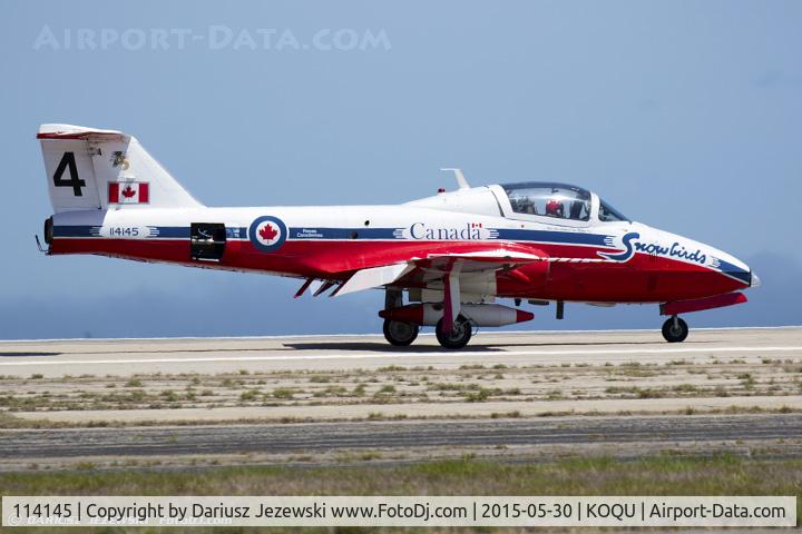 114145, Canadair CT-114 Tutor C/N 1145, CAF CT-114 Tutor 114145 C/N 1145 from Snowbirds Demo Team 15 Wing CFB Moose Jaw, SK