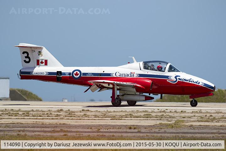 114090, Canadair CT-114 Tutor C/N 1090, CAF CT-114 Tutor 114090 C/N 1090 from Snowbirds Demo Team 15 Wing CFB Moose Jaw, SK