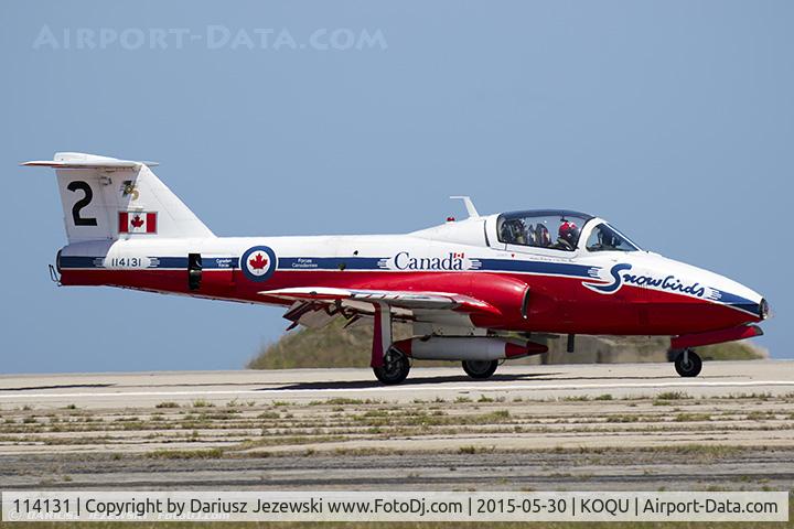 114131, Canadair CT-114 Tutor C/N 1131, CAF CT-114 Tutor 114131 C/N 1131 from Snowbirds Demo Team 15 Wing CFB Moose Jaw, SK