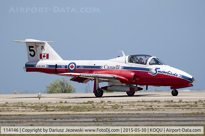 114146, Canadair CT-114 Tutor C/N 1146, CAF CT-114 Tutor 114146 C/N 1146 from Snowbirds Demo Team 15 Wing CFB Moose Jaw, SK