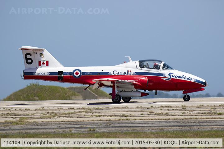 114109, Canadair CT-114 Tutor C/N 1109, CAF CT-114 Tutor 114109 C/N 1109 from Snowbirds Demo Team 15 Wing CFB Moose Jaw, SK
