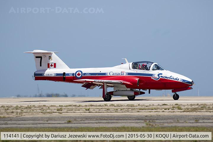 114141, Canadair CT-114 Tutor C/N 26141, CAF CT-114 Tutor 114141 C/N 1141 from Snowbirds Demo Team 15 Wing CFB Moose Jaw, SK