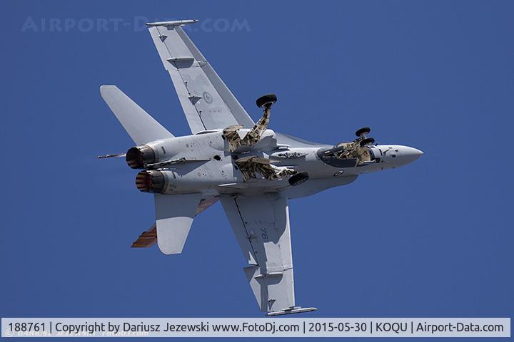 188761, 1986 McDonnell Douglas CF-188A Hornet C/N 417/A346, CAF CF-188 Hornet 188761  from 425 TFS 