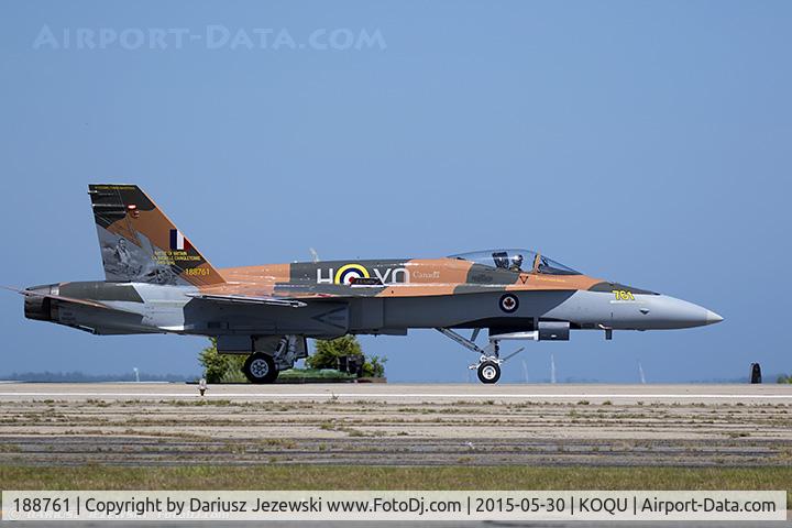 188761, 1986 McDonnell Douglas CF-188A Hornet C/N 417/A346, CAF CF-188 Hornet 188761  from 425 TFS 