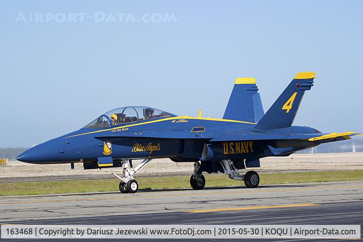 163468, McDonnell Douglas F/A-18D Hornet C/N 0691, F/A-18D Hornet 163468 C/N 0691 from Blue Angels Demo Team  NAS Pensacola, FL