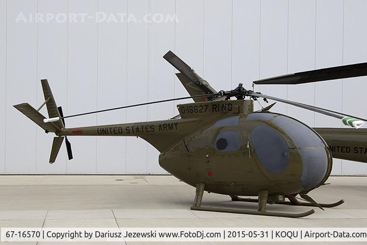 67-16570, 1967 Hughes OH-6A Cayuse C/N 0955, Hughes OH-6 Cayuse 67-16570 - Quonset Air Museum
