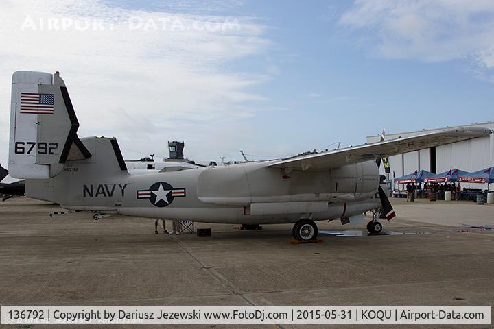 136792, Grumman EC-1A Trader C/N 45, Grumman C-1A Trader C/N 136792 Rhode Island Quonset Air Museum (QAM)