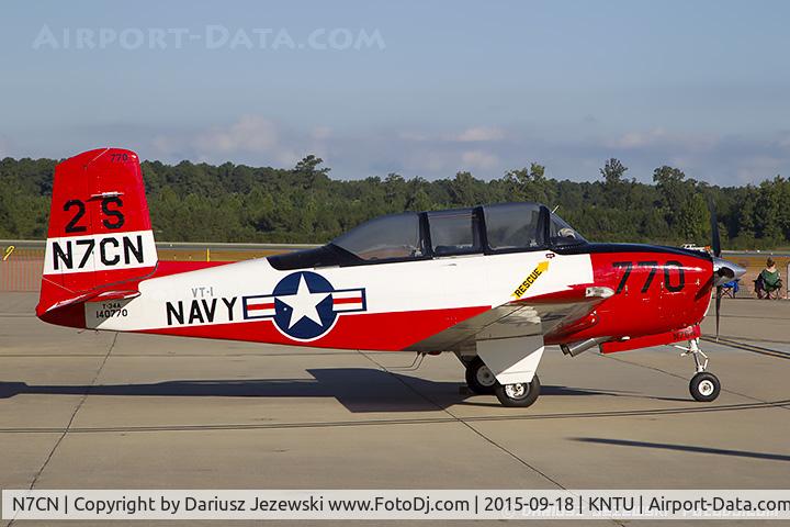 N7CN, 1952 Beech (CCF) T-34A (A45) Mentor C/N CCF34-45, Beech A45 (T-34A) Mentor  C/N CCF34-45, N7CN