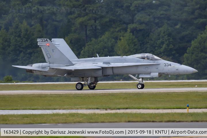 163429, 1987 McDonnell Douglas F/A-18C-23-MC Hornet C/N 0622/C003, F/A-18C Hornet 163429 AD-334 from VFA-106 