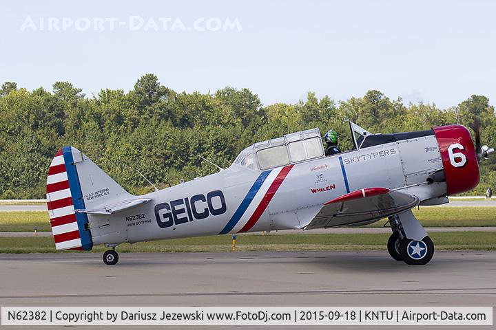 N62382, 1940 North American SNJ-2 Texan C/N 2039, North American SNJ-2 Texan C/N 2039 - Geico Skytypers, N62382