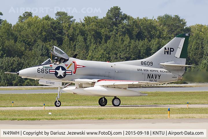 N49WH, 1959 Douglas A-4B Skyhawk C/N 11366, Douglas A-4B Skyhawk C/N 11366, N49WH