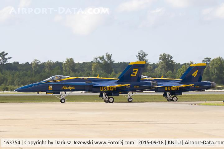 163754, 1989 McDonnell Douglas F/A-18C Hornet C/N 0829/C112, F/A-18C Hornet 163754 C/N 0817 from Blue Angels Demo Team  NAS Pensacola, FL