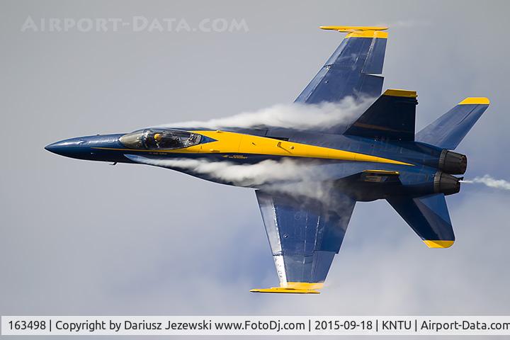 163498, 1988 McDonnell Douglas F/A-18C Hornet C/N 0737/C053, F/A-18C Hornet 163498 C/N 0737 from Blue Angels Demo Team  NAS Pensacola, FL