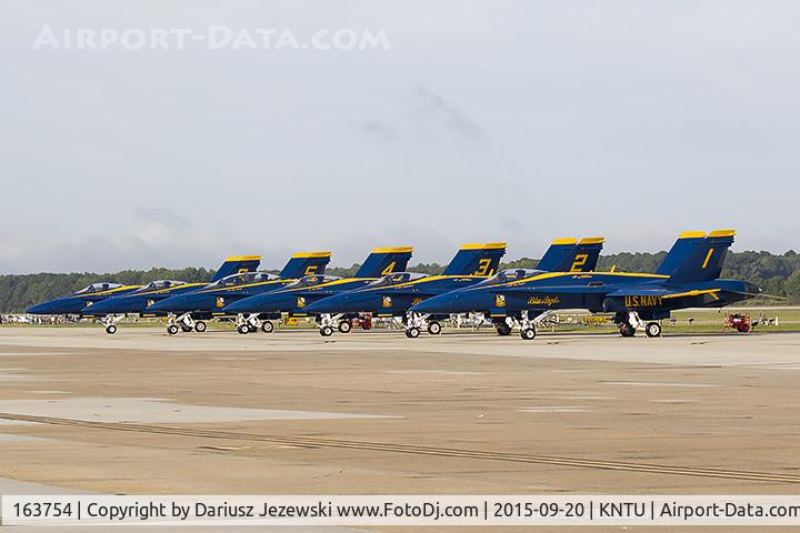 163754, 1989 McDonnell Douglas F/A-18C Hornet C/N 0829/C112, F/A-18C Hornet 163754 C/N 0817 from Blue Angels Demo Team  NAS Pensacola, FL