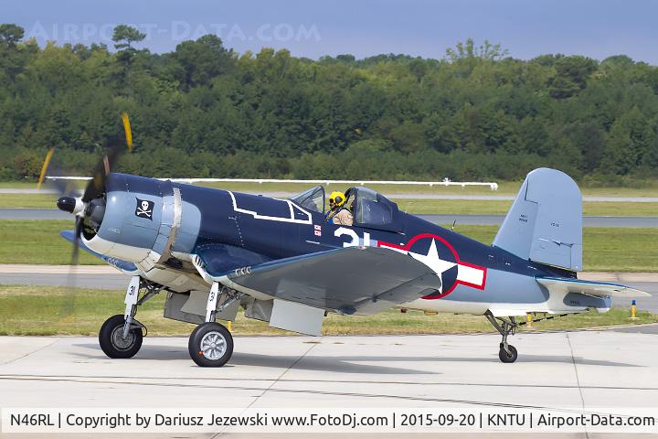 N46RL, 1945 Goodyear FG-1D Corsair C/N Not found (92508/N46RL), Goodyear FG-1D Corsair C/N 92508, N46RL